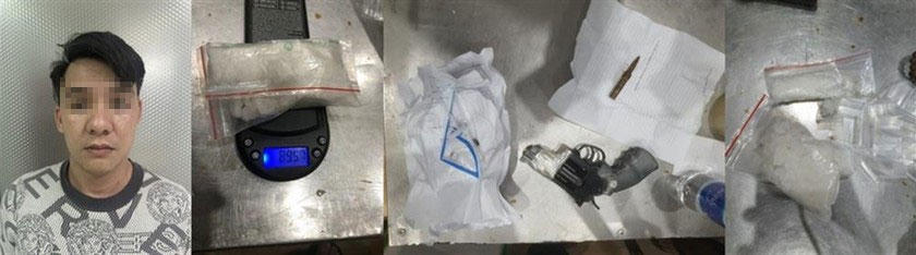 Phát hiện nhiều đối tượng liên quan đến ma túy ở Đà Nẵng, thu giữ cả súng và kiếm