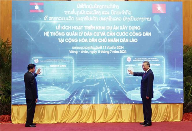 Chủ tịch nước Tô Lâm hội đàm với Tổng Bí thư, Chủ tịch nước Lào Thongloun Sisoulith