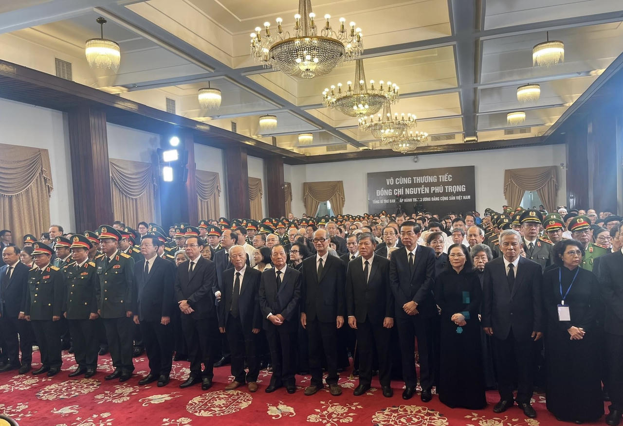 Thành kính, tiếc thương Tổng Bí thư Nguyễn Phú Trọng