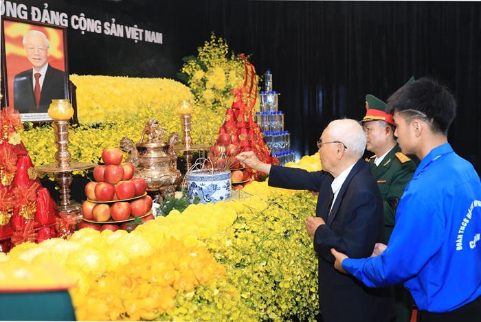 Hơn 56.000 người trên cả nước viếng Tổng Bí thư Nguyễn Phú Trọng tại quê nhà