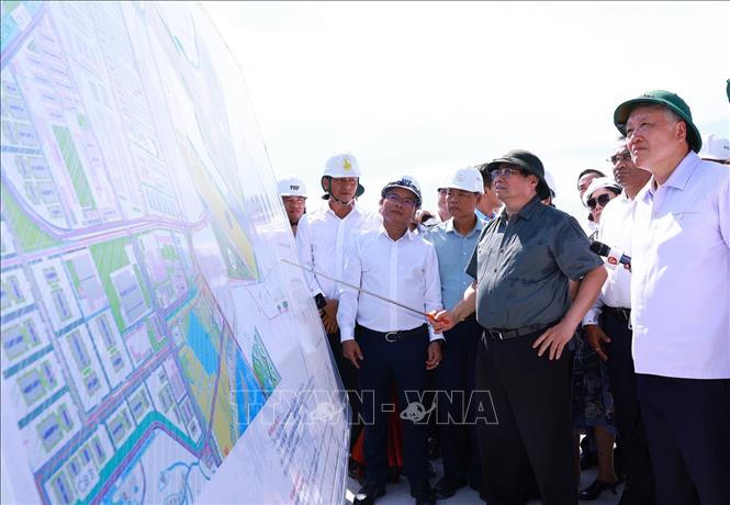 Thủ tướng kiểm tra, khảo sát một số dự án trọng điểm của thành phố Đà Nẵng