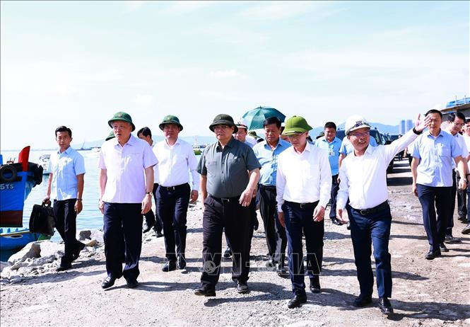 Thủ tướng kiểm tra, khảo sát một số dự án trọng điểm của thành phố Đà Nẵng