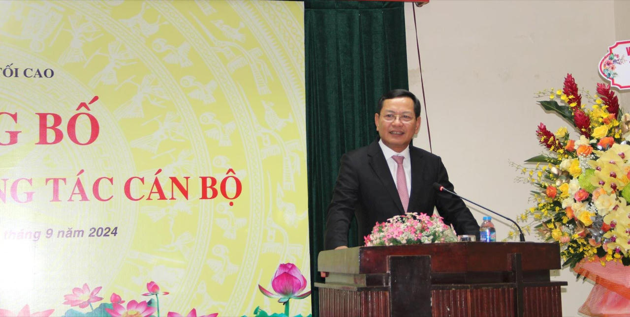 TANDTC trao quyết định bổ nhiệm Vụ trưởng Vụ Công tác phía Nam