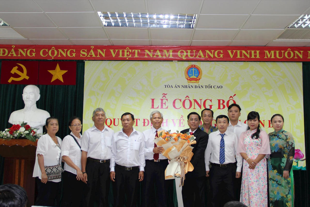 TANDTC trao quyết định bổ nhiệm Vụ trưởng Vụ Công tác phía Nam