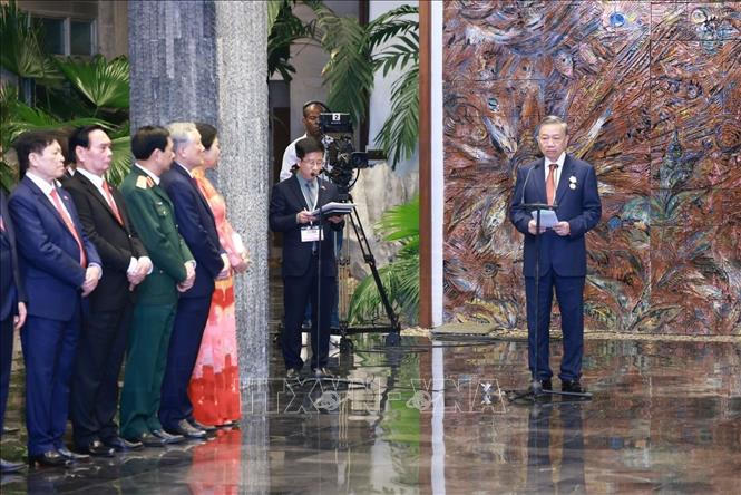 Tổng Bí thư, Chủ tịch nước Tô Lâm nhận Huân chương Jose Marti