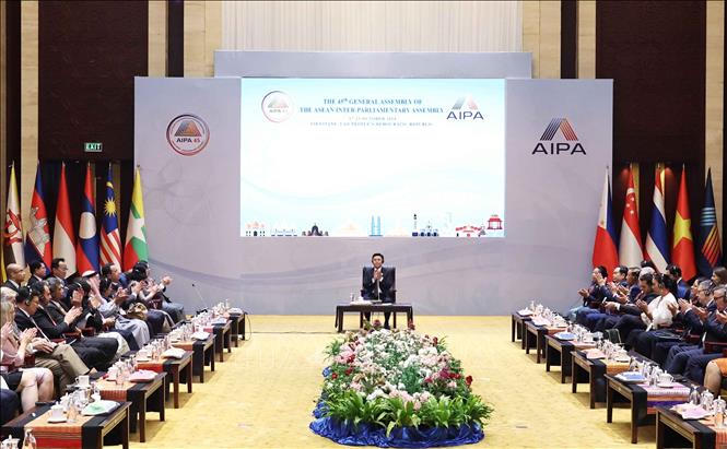 Chủ tịch Quốc hội Trần Thanh Mẫn dự Phiên khai mạc Đại hội đồng AIPA-45