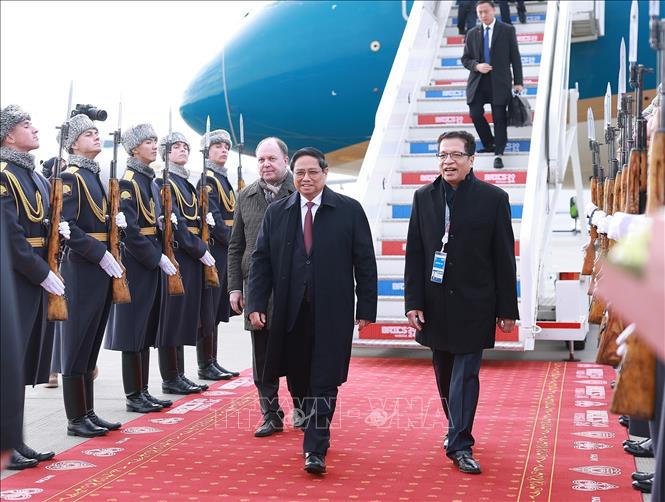 Thủ tướng Phạm Minh Chính tới Kazan, bắt đầu chuyến công tác tham dự Hội nghị BRICS mở rộng