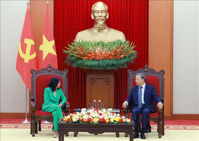 Tổng Bí thư Tô Lâm tiếp Phó Tổng thống thường trực Venezuela