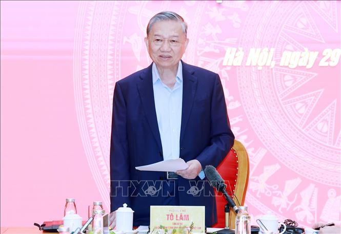 Tổng Bí thư Tô Lâm làm việc với Ban Tuyên giáo Trung ương