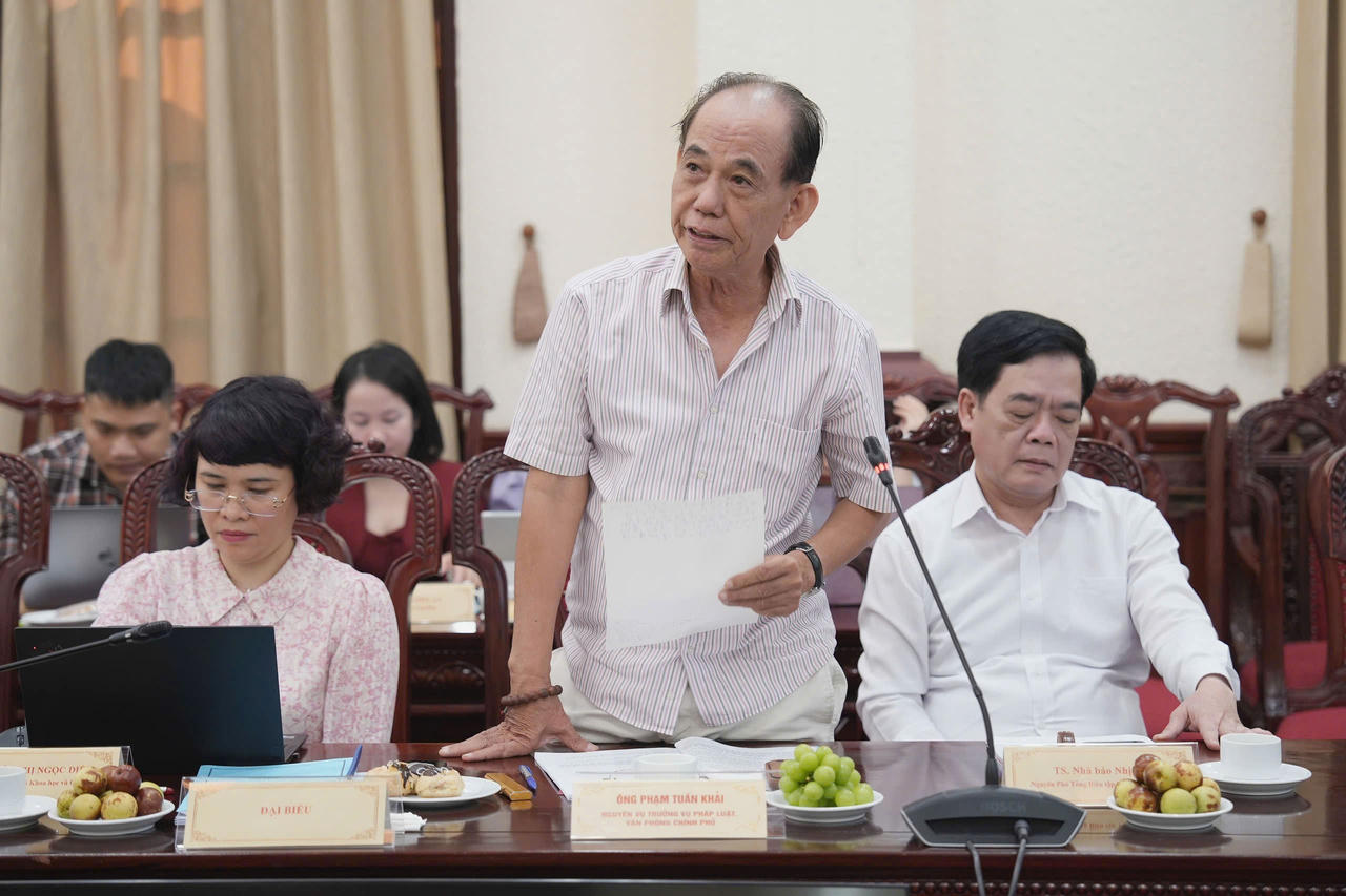 Toạ đàm 'Đổi mới tư duy xây dựng pháp luật trong Kỷ nguyên mới'