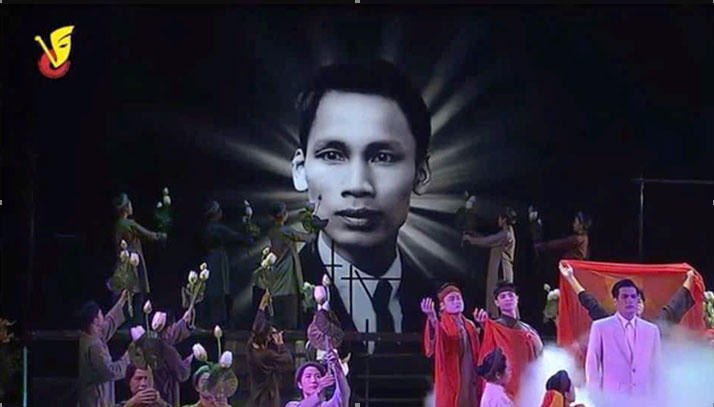 Công diễn vở cải lương chính luận - nghệ thuật 'Nợ nước non' vào tối 17/11