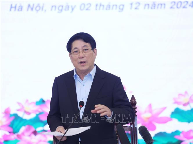 Chủ tịch nước Lương Cường làm việc với Tòa án nhân dân tối cao