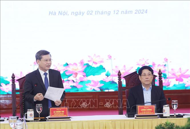 Chủ tịch nước Lương Cường làm việc với Tòa án nhân dân tối cao