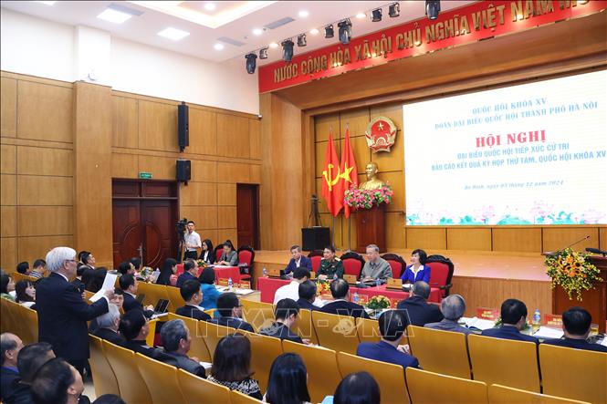 Tổng Bí thư Tô Lâm tiếp xúc cử tri Hà Nội