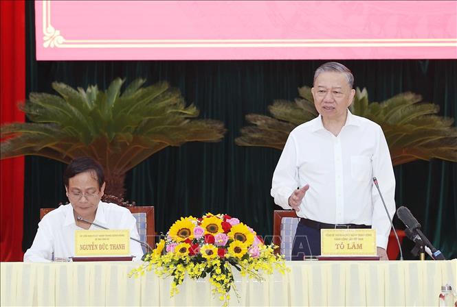 Tổng Bí thư Tô Lâm thăm và làm việc tại tỉnh Ninh Thuận
