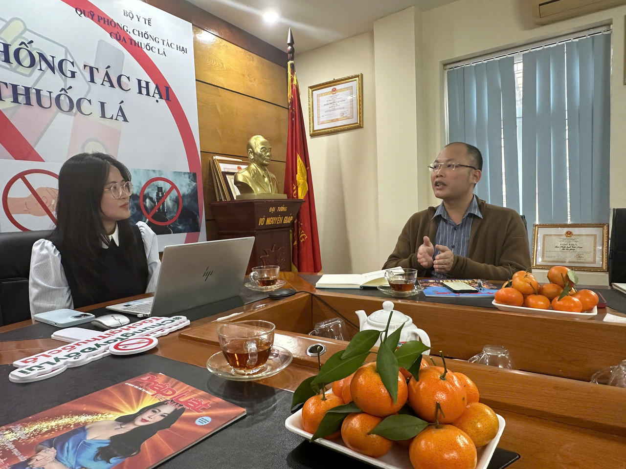 Toạ đàm về 'Tác hại của thuốc lá và khuyến cáo với thanh niên, sinh viên'
