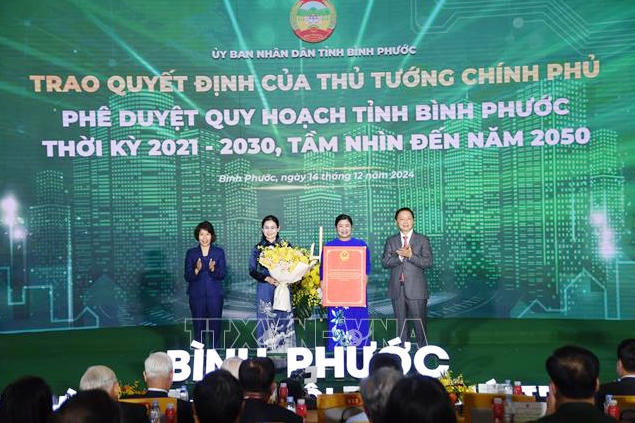 Phó Thủ tướng Trần Hồng Hà dự Lễ Công bố quy hoạch tỉnh Bình Phước đến 2050 