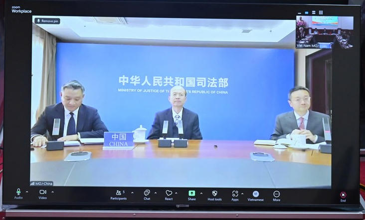 Bộ Tư pháp Việt Nam và Trung Quốc chia sẻ kinh nghiệm về công tác giám định tư pháp