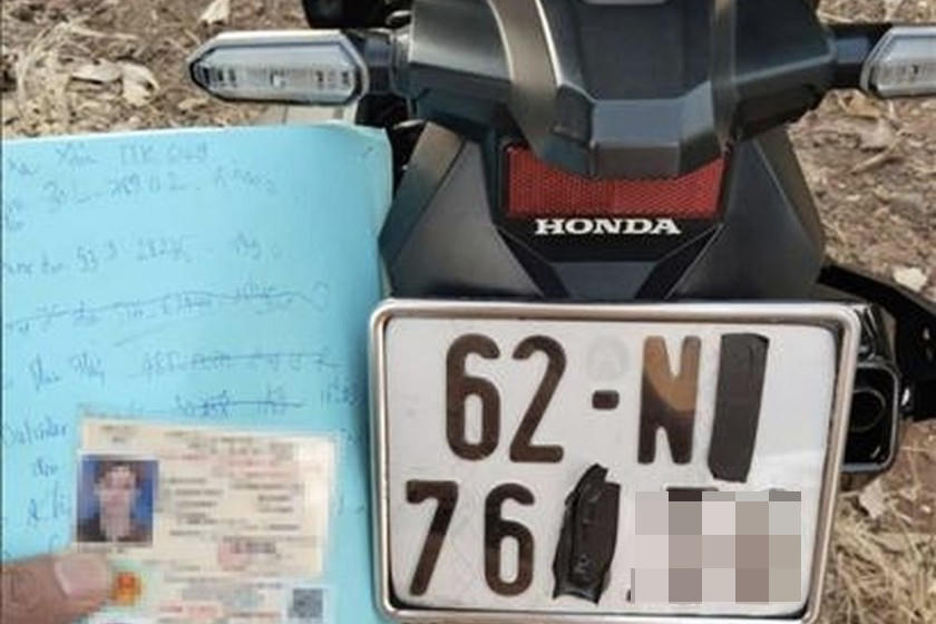 Che biển số xe máy lưu thông trên Quốc lộ, 3 người bị phạt 15 triệu đồng