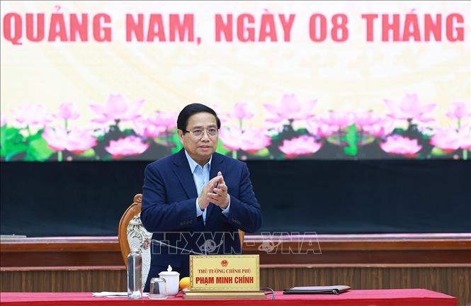 Thủ tướng Phạm Minh Chính: Quảng Nam phải đạt mục tiêu tăng trưởng 10% trở lên