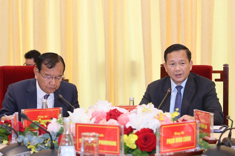 Ba Thủ tướng Việt Nam, Lào, Campuchia họp triển khai Kết luận Cuộc gặp giữa ba Người đứng đầu ba Đảng