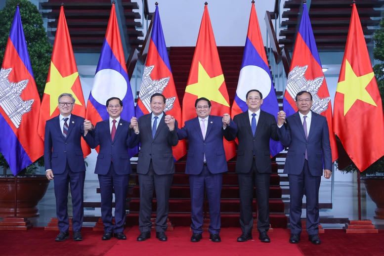 Ba Thủ tướng Việt Nam, Lào, Campuchia họp triển khai Kết luận Cuộc gặp giữa ba Người đứng đầu ba Đảng