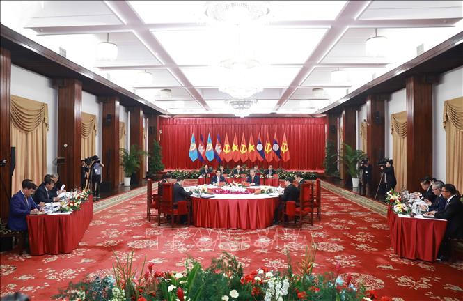 Tăng cường đoàn kết, gia tăng hiệu quả hợp tác, kết nối Việt Nam - Lào - Campuchia