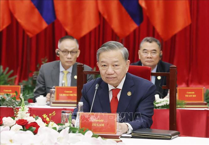 Tăng cường đoàn kết, gia tăng hiệu quả hợp tác, kết nối Việt Nam - Lào - Campuchia