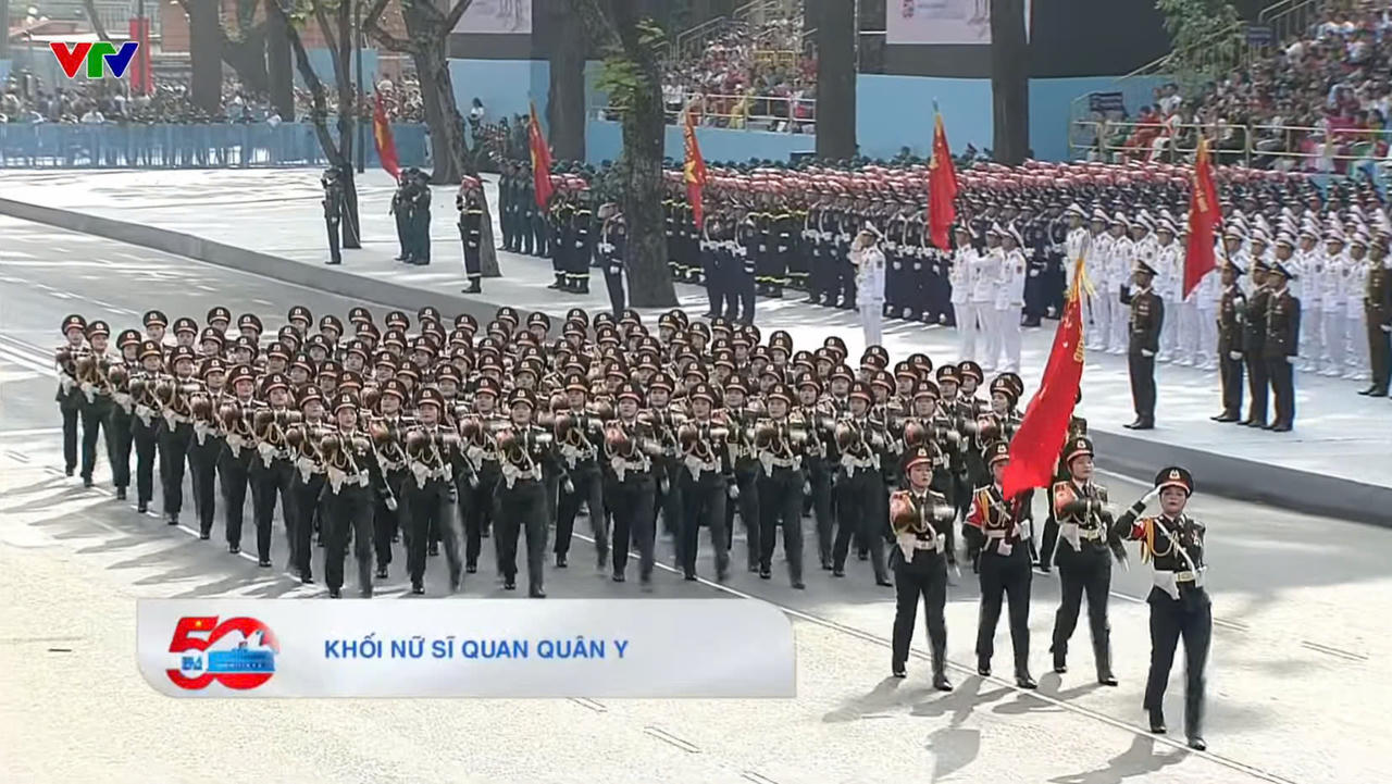 LỄ KỶ NIỆM, DIỄU BINH, DIỄU HÀNH MỪNG 50 NĂM GIẢI PHÓNG MIỀN NAM, THỐNG NHẤT ĐẤT NƯỚC