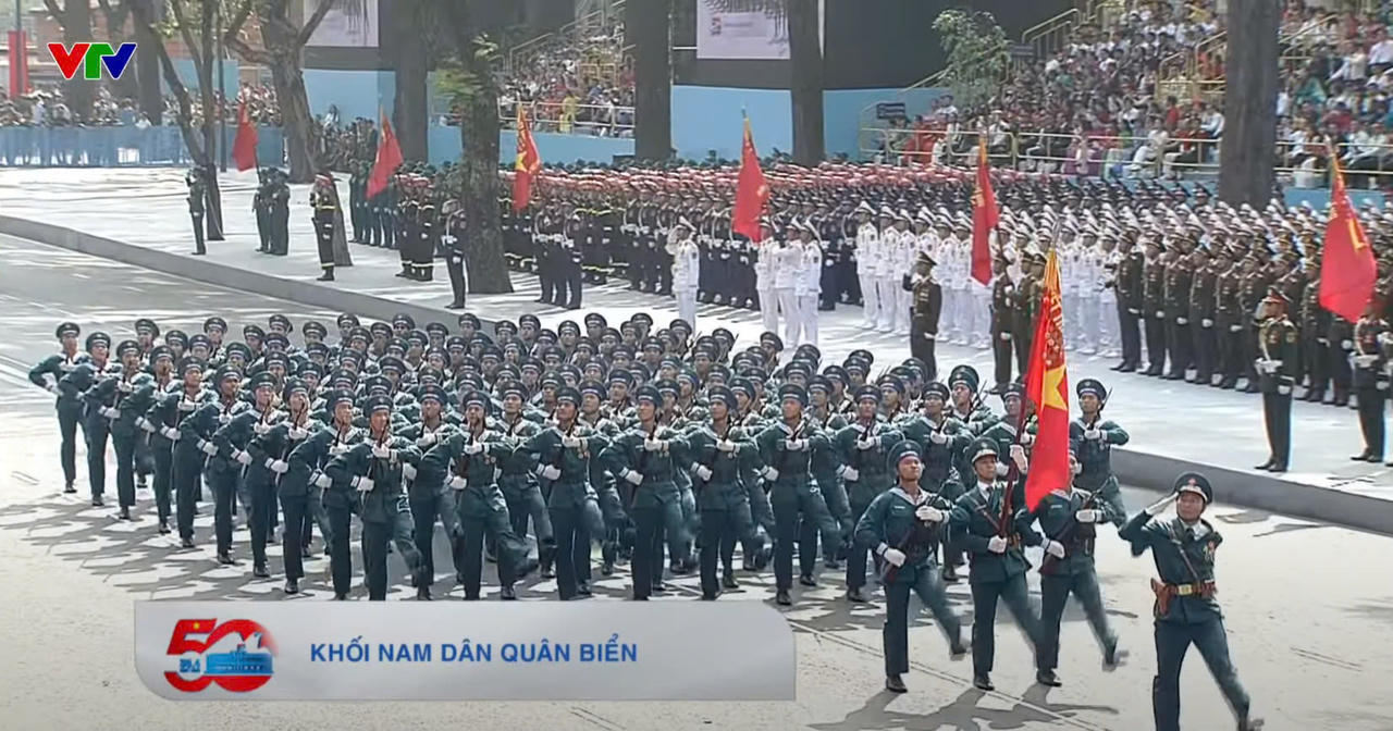 LỄ KỶ NIỆM, DIỄU BINH, DIỄU HÀNH MỪNG 50 NĂM GIẢI PHÓNG MIỀN NAM, THỐNG NHẤT ĐẤT NƯỚC