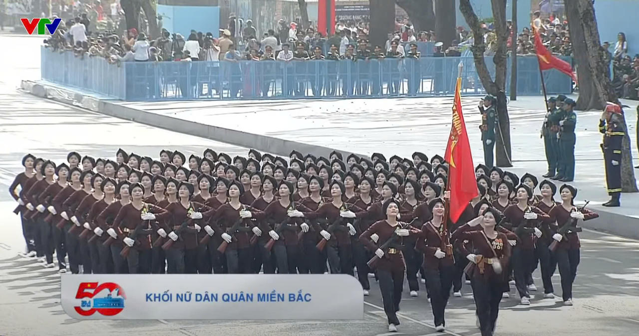 LỄ KỶ NIỆM, DIỄU BINH, DIỄU HÀNH MỪNG 50 NĂM GIẢI PHÓNG MIỀN NAM, THỐNG NHẤT ĐẤT NƯỚC