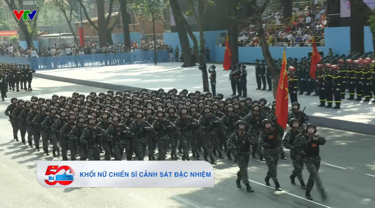 LỄ KỶ NIỆM, DIỄU BINH, DIỄU HÀNH MỪNG 50 NĂM GIẢI PHÓNG MIỀN NAM, THỐNG NHẤT ĐẤT NƯỚC