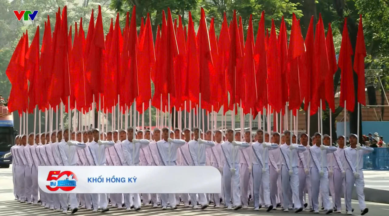 LỄ KỶ NIỆM, DIỄU BINH, DIỄU HÀNH MỪNG 50 NĂM GIẢI PHÓNG MIỀN NAM, THỐNG NHẤT ĐẤT NƯỚC