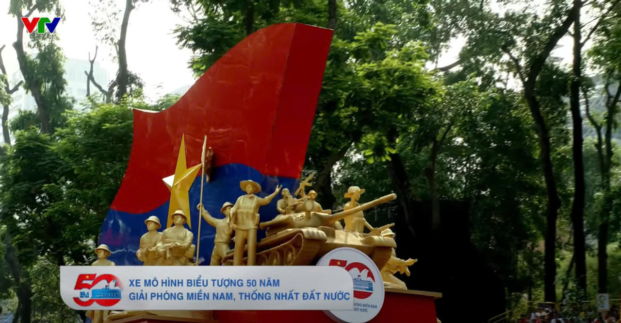 LỄ KỶ NIỆM, DIỄU BINH, DIỄU HÀNH MỪNG 50 NĂM GIẢI PHÓNG MIỀN NAM, THỐNG NHẤT ĐẤT NƯỚC