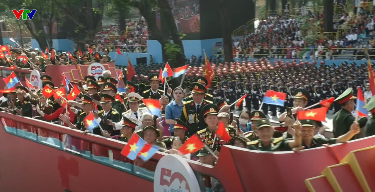 LỄ KỶ NIỆM, DIỄU BINH, DIỄU HÀNH MỪNG 50 NĂM GIẢI PHÓNG MIỀN NAM, THỐNG NHẤT ĐẤT NƯỚC