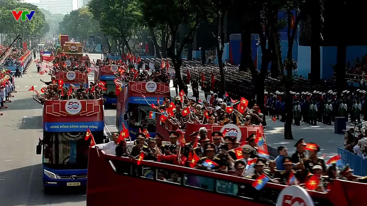 LỄ KỶ NIỆM, DIỄU BINH, DIỄU HÀNH MỪNG 50 NĂM GIẢI PHÓNG MIỀN NAM, THỐNG NHẤT ĐẤT NƯỚC