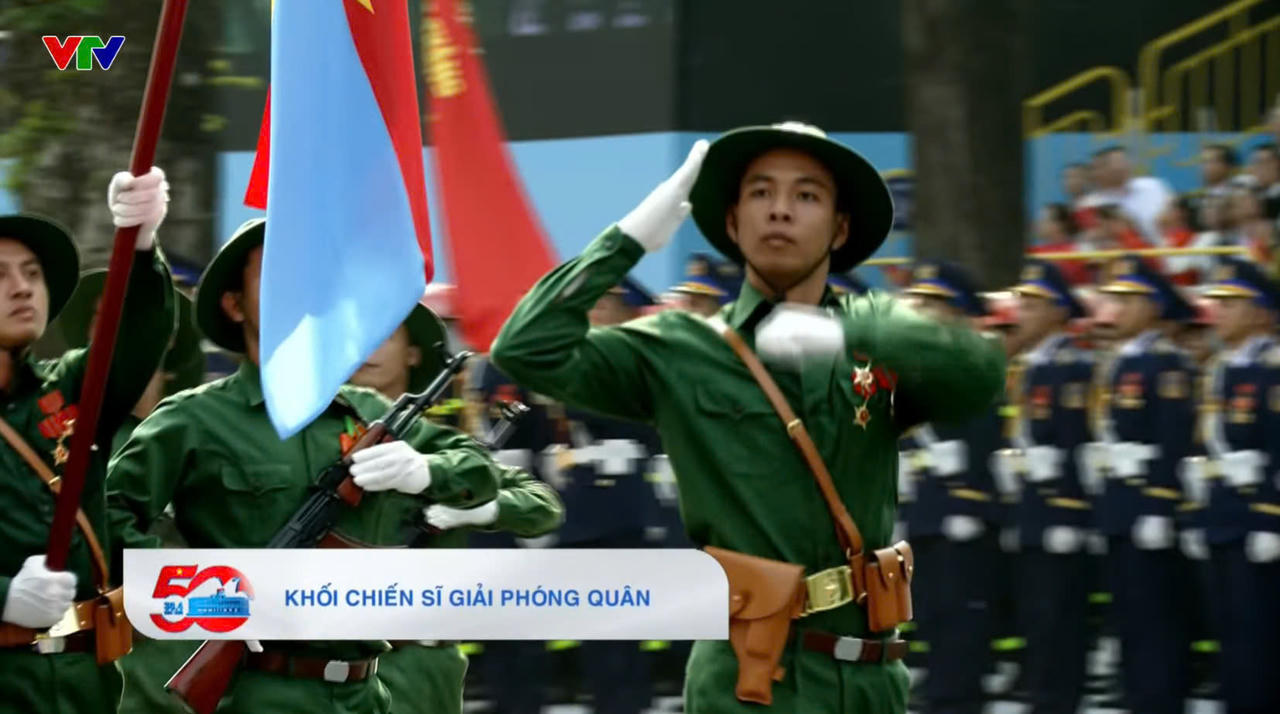 LỄ KỶ NIỆM, DIỄU BINH, DIỄU HÀNH MỪNG 50 NĂM GIẢI PHÓNG MIỀN NAM, THỐNG NHẤT ĐẤT NƯỚC