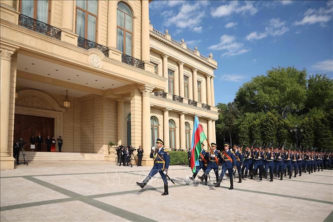 Lễ đón Tổng Bí thư Tô Lâm thăm cấp Nhà nước tới Azerbaijan