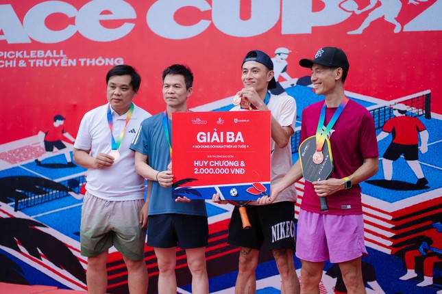 'Lộ diện' những nhà vô địch giải Pickleball Báo chí và Truyền thông - ACE Cup 2025