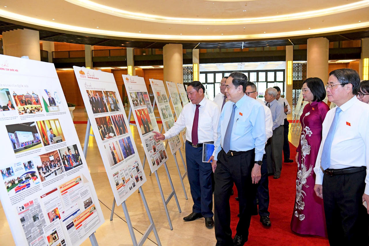 Chủ tịch Quốc hội Trần Thanh Mẫn gặp mặt các cơ quan báo chí