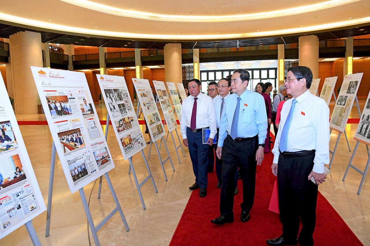 Chủ tịch Quốc hội Trần Thanh Mẫn gặp mặt các cơ quan báo chí