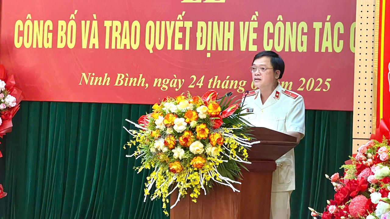 Ông Phạm Ngọc Cảnh giữ chức Viện trưởng Viện Kiểm sát nhân dân tỉnh Ninh Bình mới