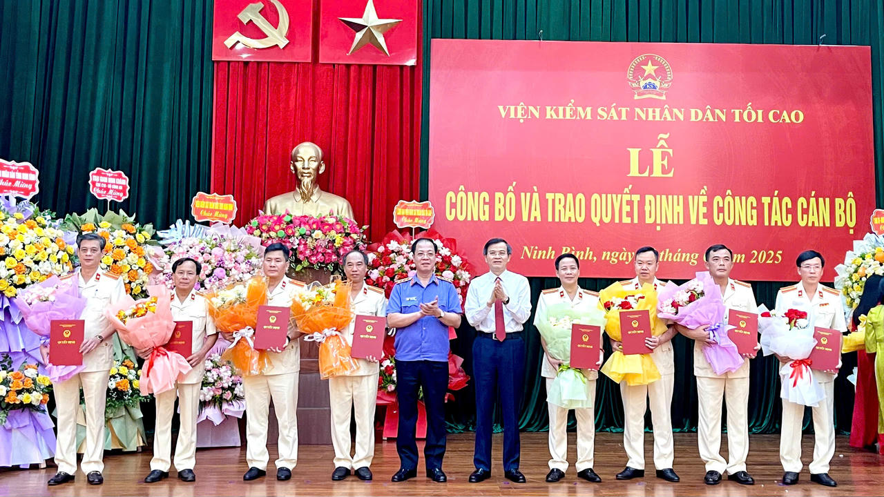 Ông Phạm Ngọc Cảnh giữ chức Viện trưởng Viện Kiểm sát nhân dân tỉnh Ninh Bình mới