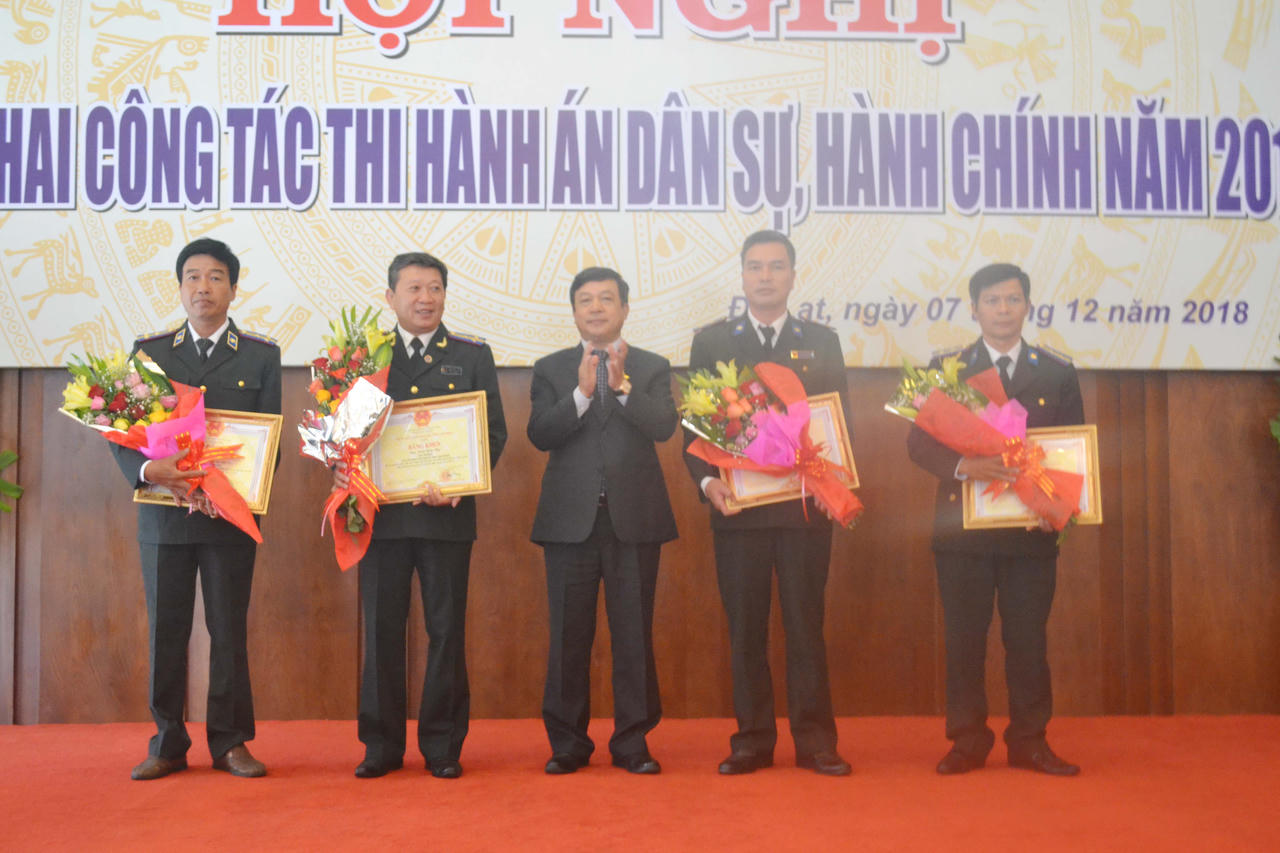 Lâm Đồng chú trọng hoàn thành các chỉ tiêu thi hành án dân sự