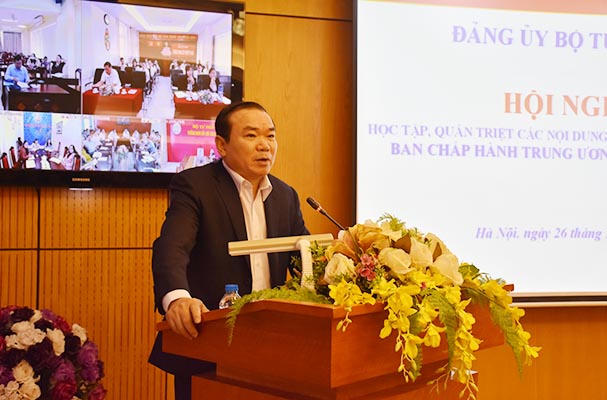 Bộ Tư pháp quán triệt Nghị quyết Trung ương 8 khóa XII 