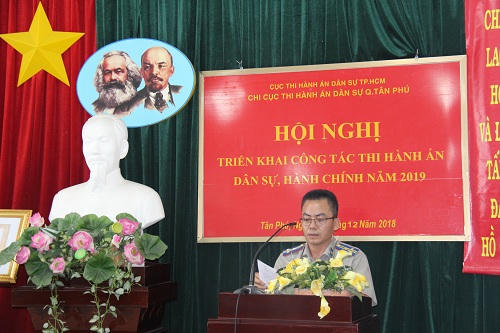   Nhiều kết quả tích cực trong công tác Thi hành án dân sự ở quận Tân Phú