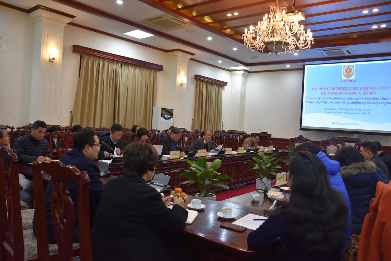 Phối hợp liên ngành sẽ giúp thực thi nhiệm vụ của Bộ Tư pháp được thông suốt