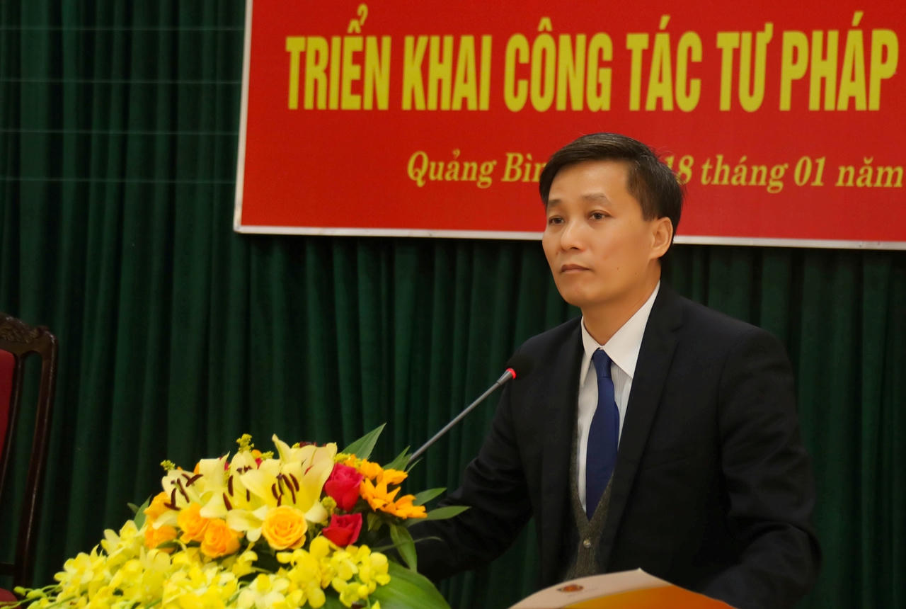 Thứ trưởng Nguyễn Khánh Ngọc: Tư pháp Quảng Bình cần chủ động trong công tác tham mưu