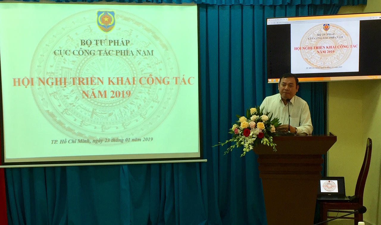 Cục Công tác phía Nam Bộ Tư pháp triển khai công tác năm 2019