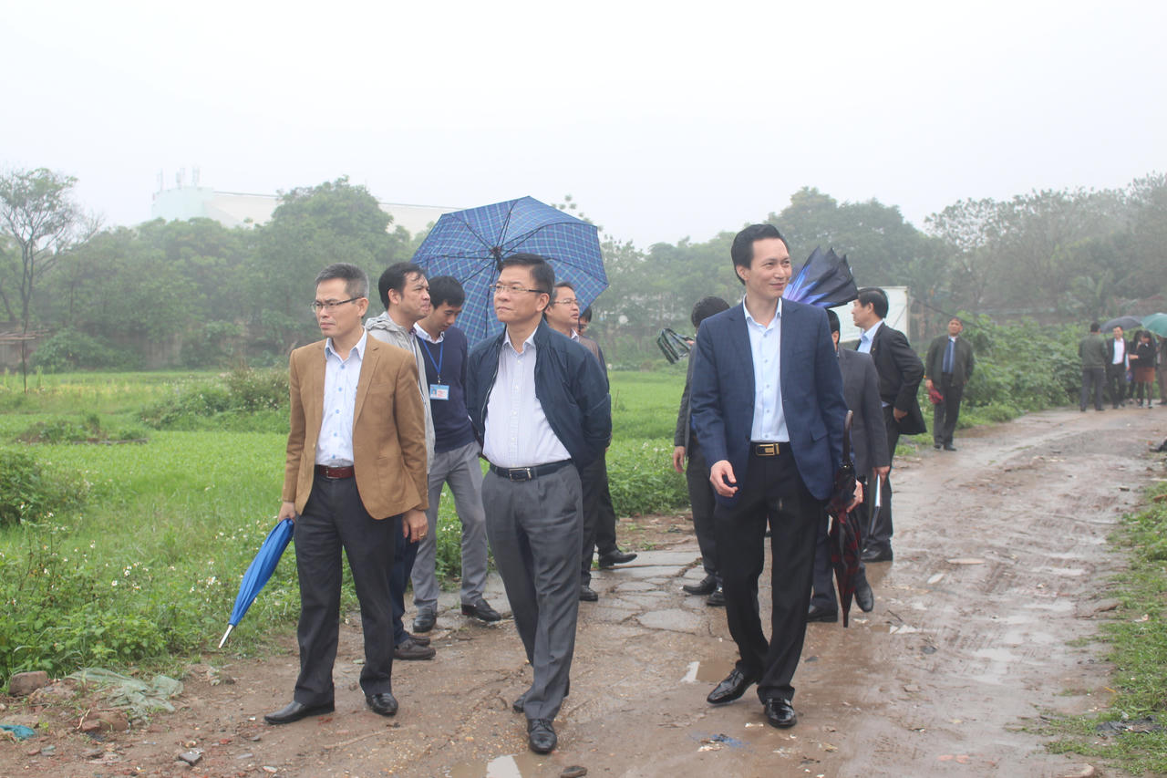 Bộ trưởng Lê Thành Long kiểm tra thực tế một số dự án xây dựng 
